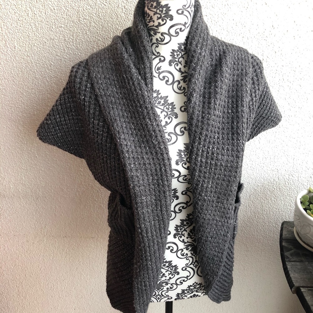 Short Sleeve Soft Cover Up/ Cardigan